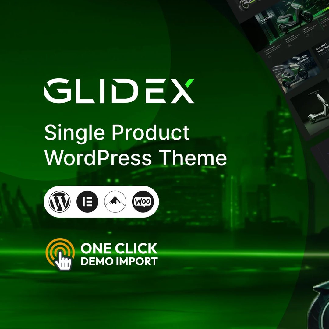 GlideX - Single Product WooCommerce Theme