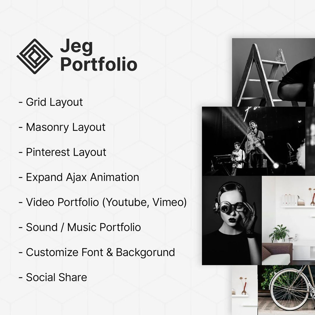 Jeg Portfolio - Portfolio & Gallery Plugin